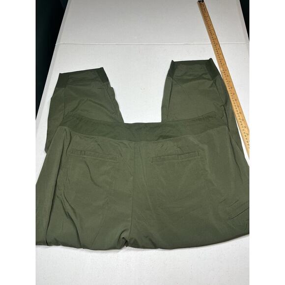 Athleta Womens Green Wor Out Casual Pull On Slim Jogger Size 18 - Picture 8 of 8